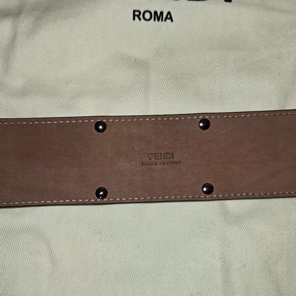FENDI Studded FF Motif Belt (Unisex) - Picture 5 of 7